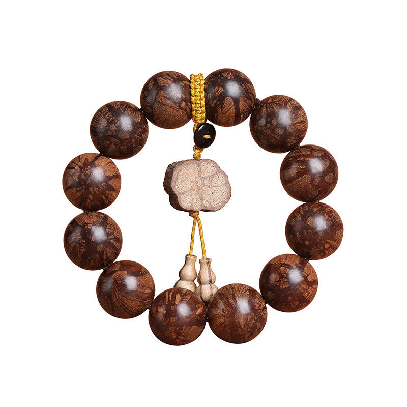 Wear FengShui Plum Blossom Wood Inner Peace Bracelet
