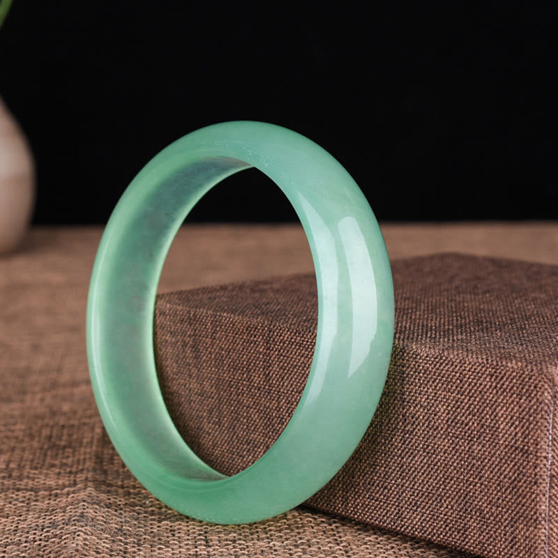 Wear FengShui Natural Jade Luck Healing Prosperity Bangle Bracelet