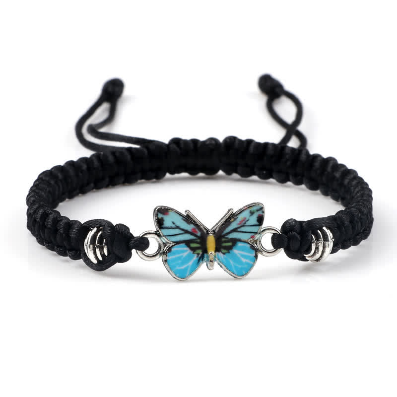 Wear FengShui Butterfly Freedom Love String Charm Bracelet