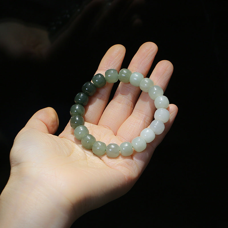 Wear FengShui Gradient Jade Luck Blessing Bracelet