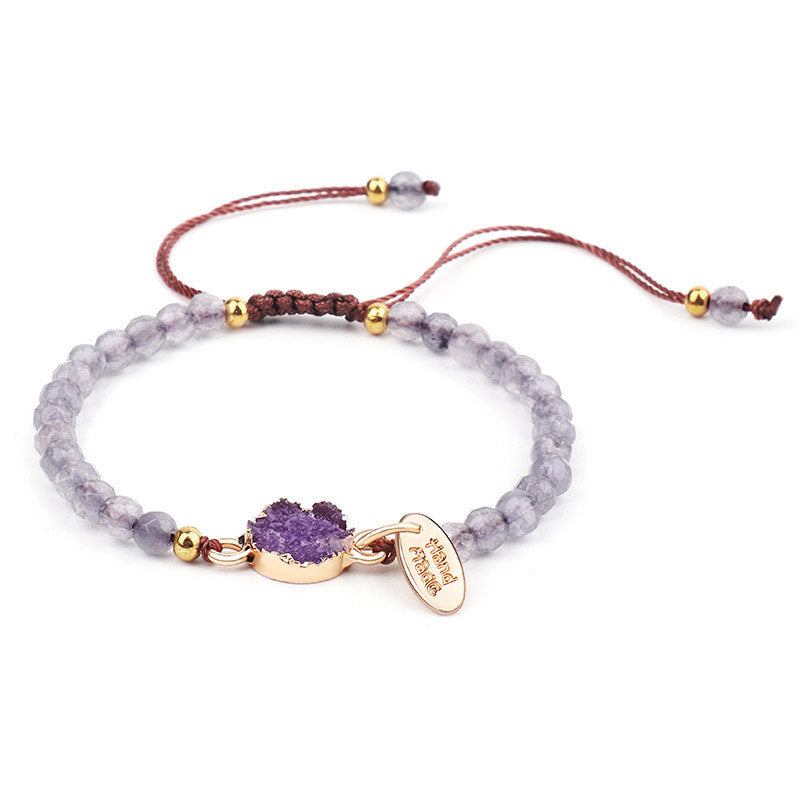 Wear FengShui Natural Crystal Charm Lucky Healing Bracelet
