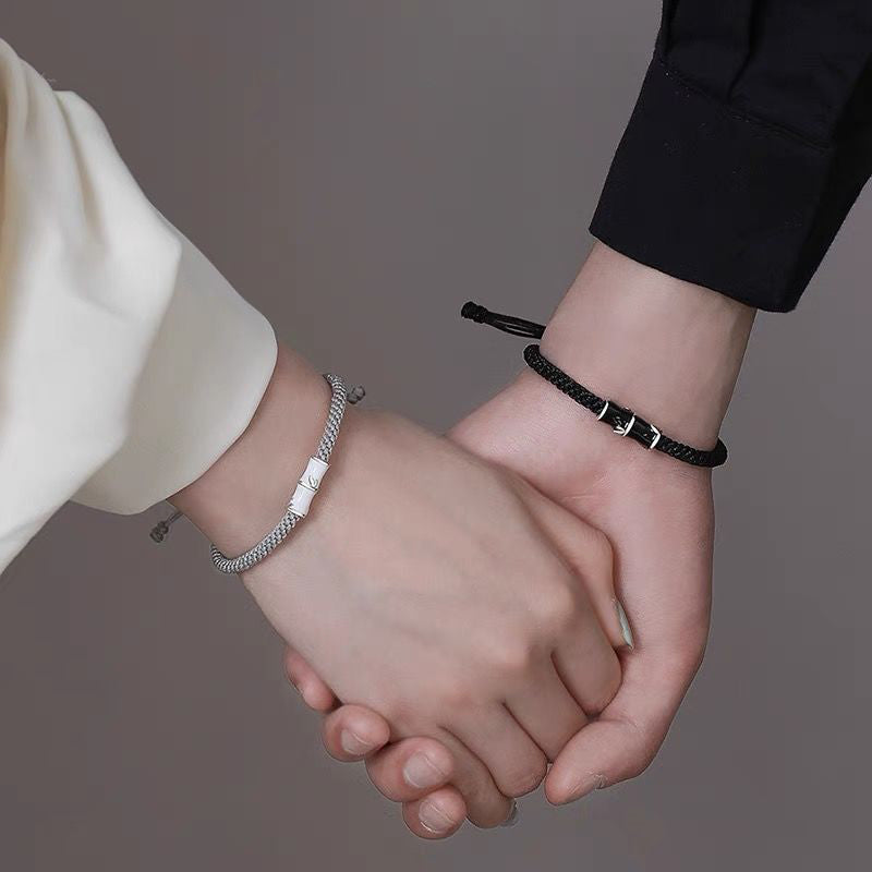 Wear FengShui Bamboo Pattern Healing Couple Rope Bracelet