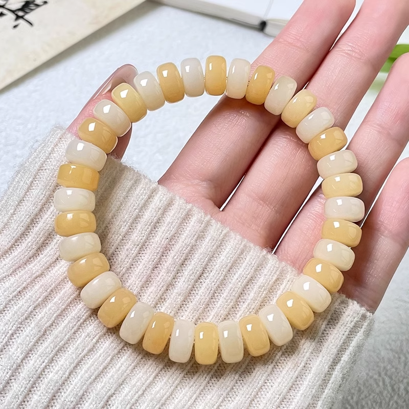 New Multi-color Flake Bodhi Bracelet（10*7MM）