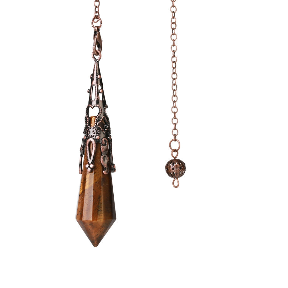 Wear FengShui Natural Tiger's Eye Stone Healing Necklace