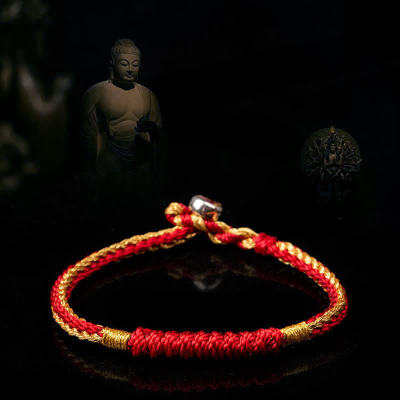 Wear FengShui Tibetan Handmade Braid Luck String Protection Bracelet