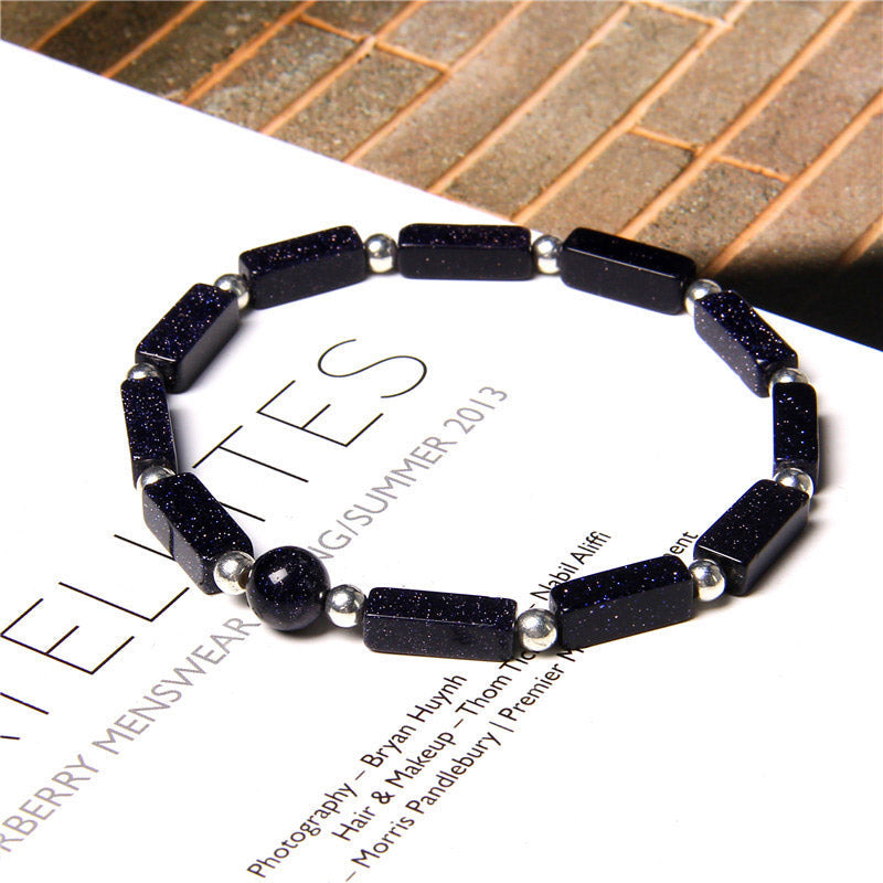 Wear FengShui Natural Crystal Amethyst Tiger Eye Spiritual Balance Bracelet