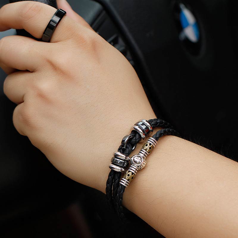 Wear FengShui 12 Constellations of the Zodiac Hematite Protection Bracelet