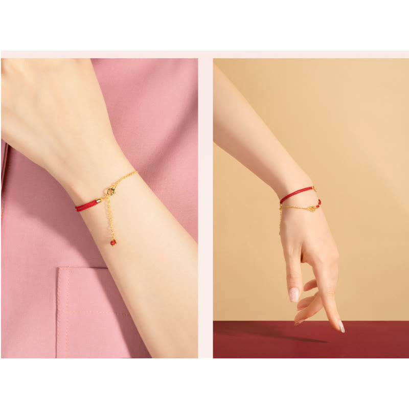 Wear FengShui Lock of Good Wishes Luck Strength Chain Bracelet
