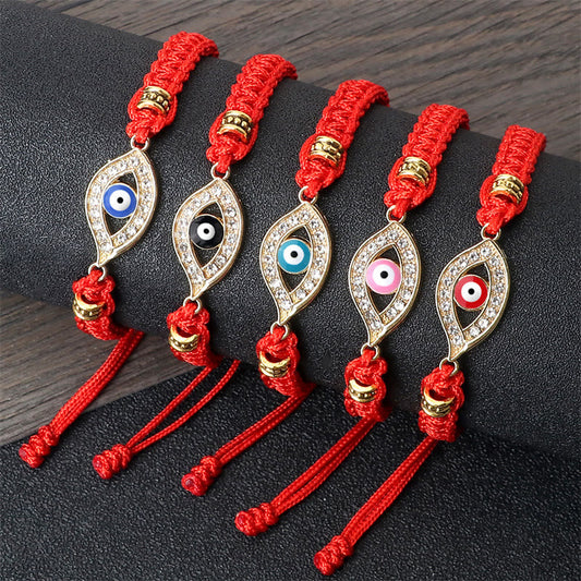 Wear FengShui Evil Eye Keep Away Evil Spirits String Bracelet