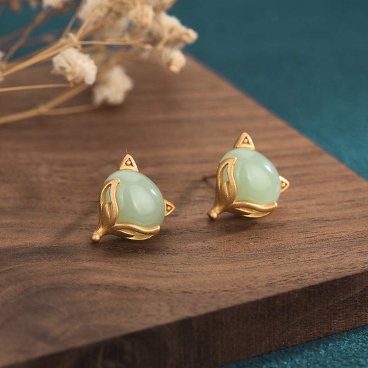 Wear FengShui FengShui Jade Luck Earrings