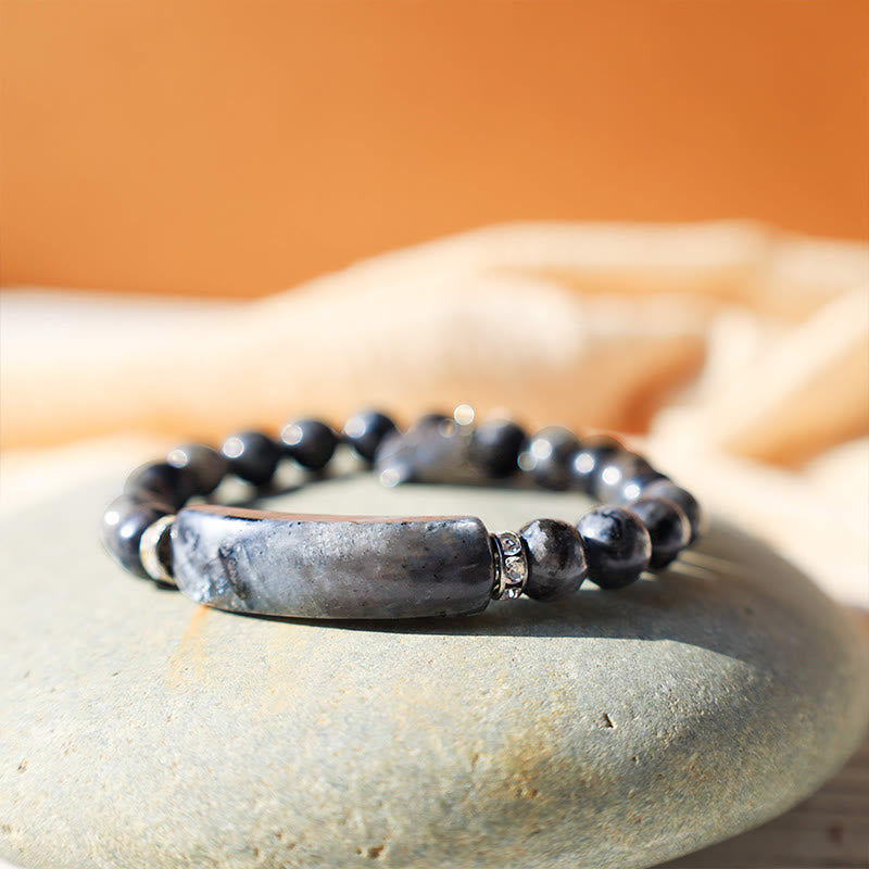 Wear FengShui Natural Quartz Love Heart Healing Beads Bracelet