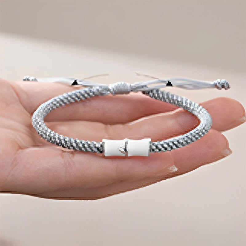 Wear FengShui Bamboo Pattern Healing Couple Rope Bracelet