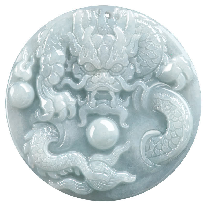 ❗❗❗A Flash Sale- Wear FengShui Chinese Zodiac Dragon Jade Success Amulet String Necklace