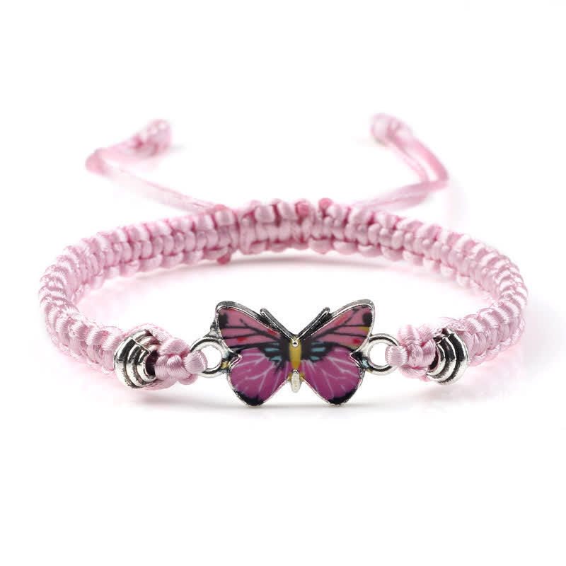 Wear FengShui Butterfly Freedom Love String Charm Bracelet