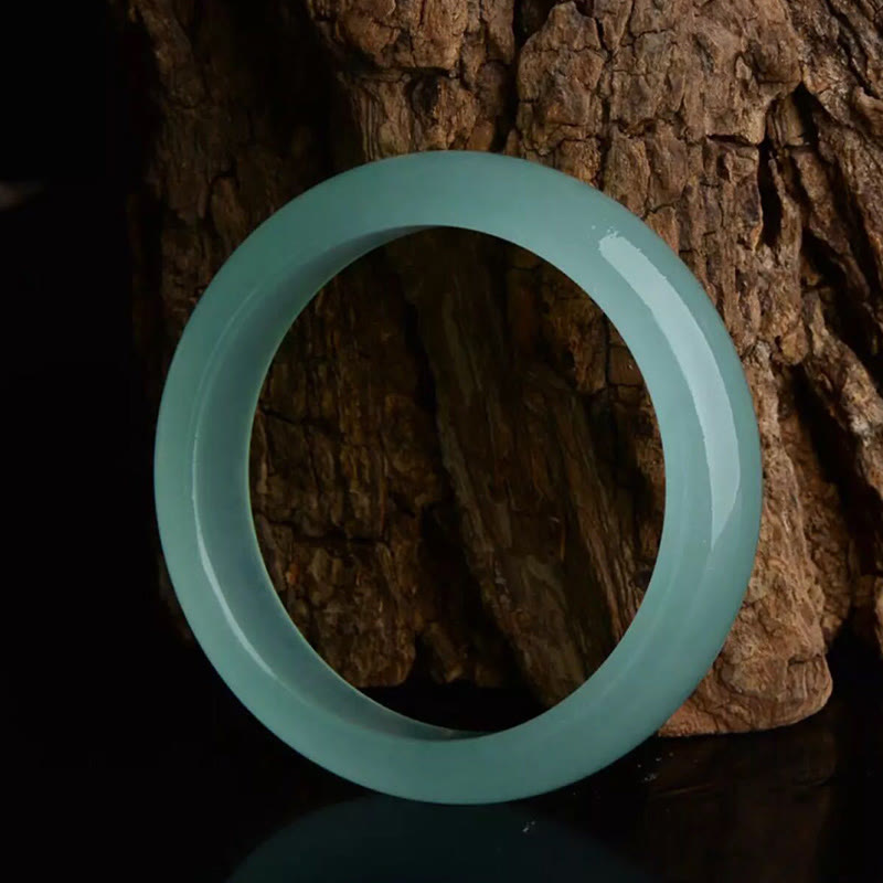 Wear FengShui Natural Jade Luck Healing Prosperity Bangle Bracelet