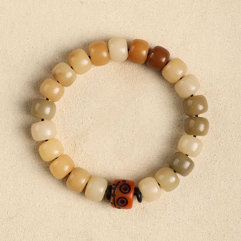 Wear FengShui Natural Bodhi Seed The Lord of the Corpse Forest Om Mani Padme Hum Wisdom Bracelet