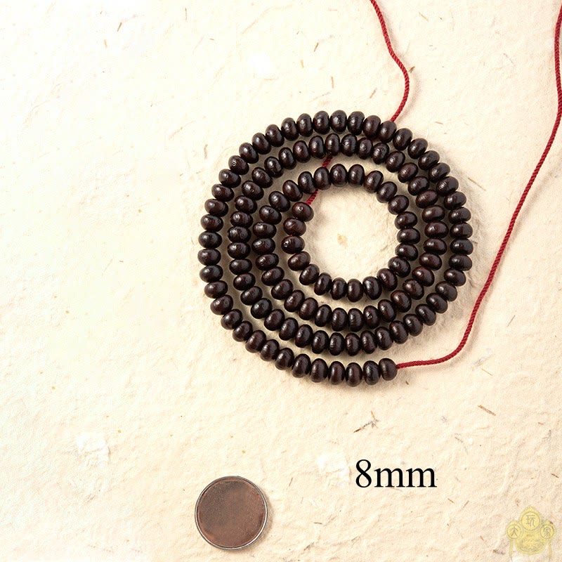 Wear FengShui Natural Tibet 108 Mala Beads Purple Bodhi Seed Wealth Bracelet