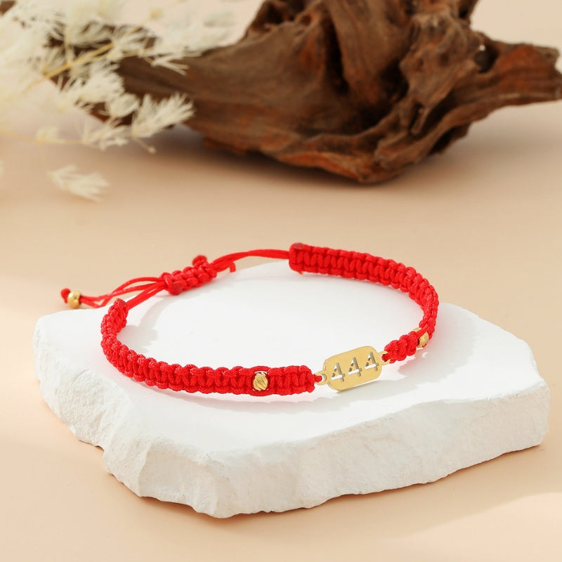 Exclusive: Buddha & Karma 444 Divine Guidance Angel Number Bracelet