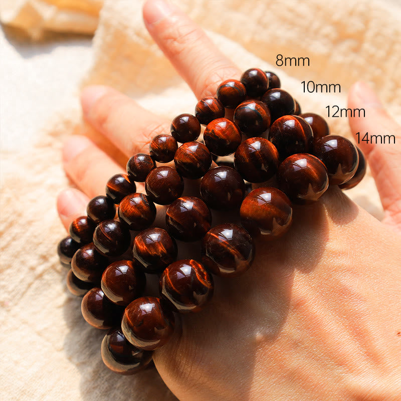 Wear FengShui Natural Tiger Eye Healing Bead Bracelet