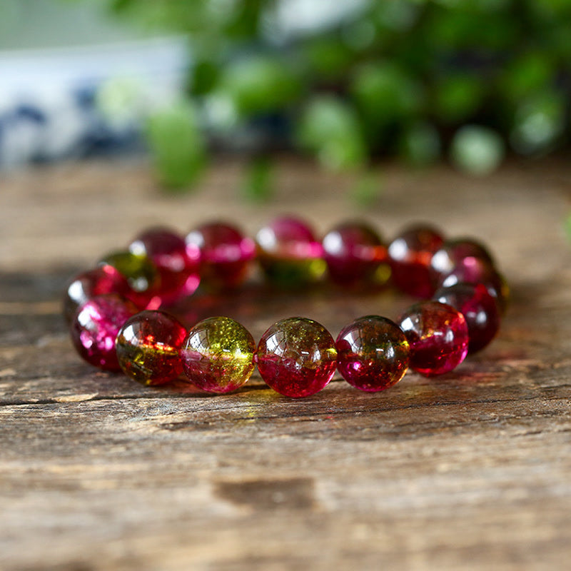 Wear FengShui Natural Tourmaline Love Wisdom Bracelet
