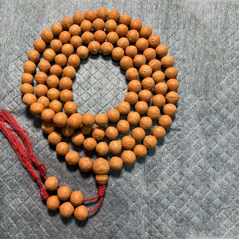 Wear FengShui 108 Mala Beads Nepal Bodhi Seed Luck Wealth Tassel Bracelet