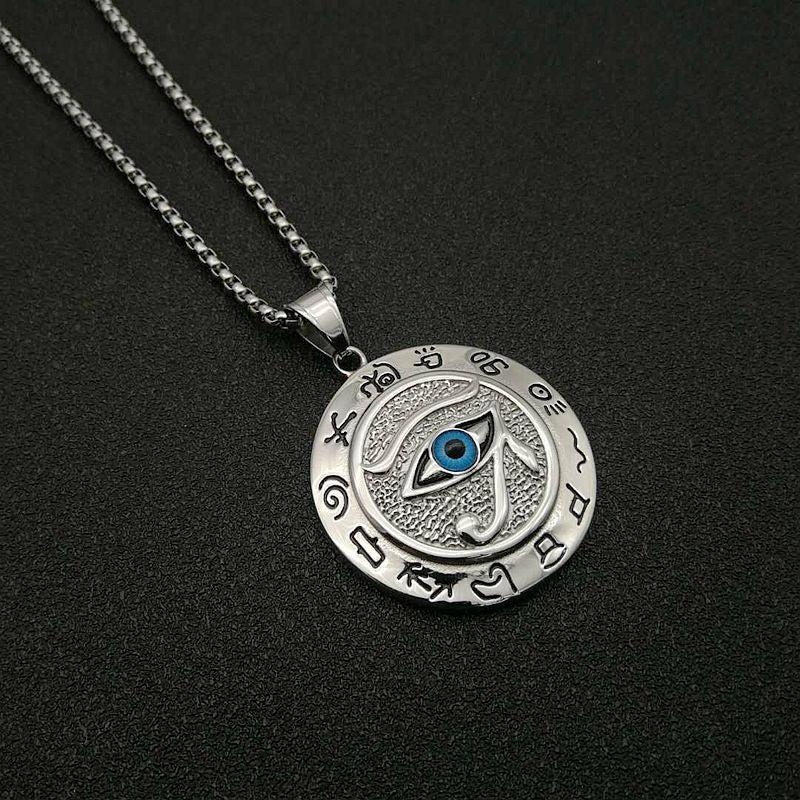 Wear FengShui Eye of Horus Protection Necklace Pendant