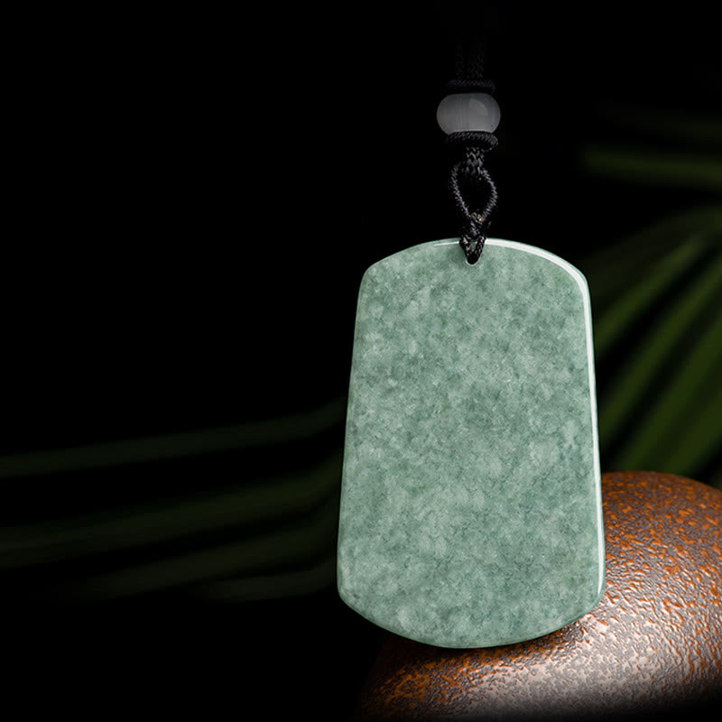 Wear FengShui Year of the Dragon Chinese Zodiac Dragon Jade Success Amulet Necklace Pendant