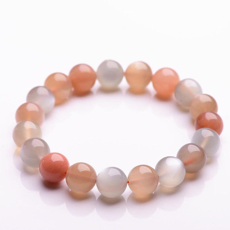Wear FengShui Natural Moonstone Wealth Positive Bracelet