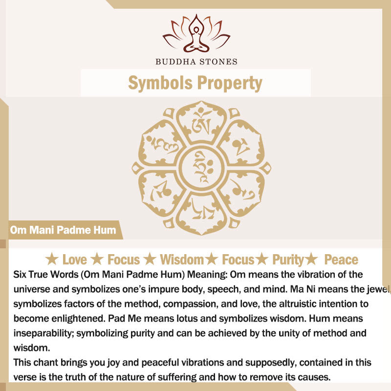 Wear FengShui Tibetan Om Mani Padme Hum Garuda Dzi Bead Pattern Peace Rotatable Ring