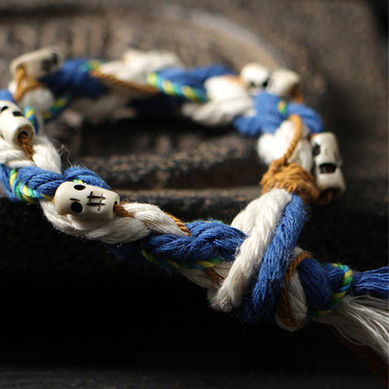 Wear FengShui Tibetan Zakiram Goddess of Wealth Bead Engraved Handmade Luck Bracelet