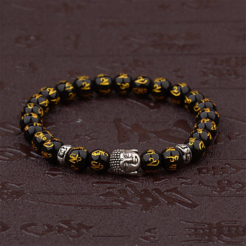 Wear FengShui Tibetan Buddha Mantra Amulet Bracelet