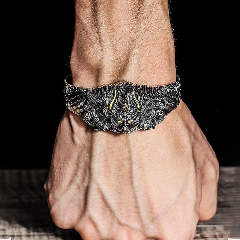 Wear FengShui Tibetan Garuda Bird Wisdom Protection Bracelet Bangle