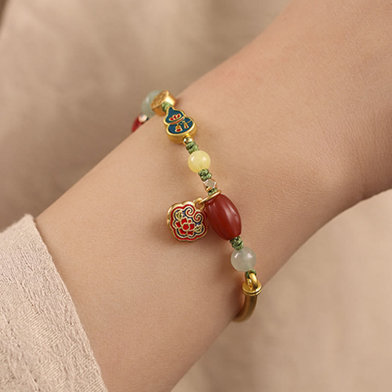 Wear FengShui Tibetan Auspicious Clouds Fortune Happiness Wealth Luck Bracelet