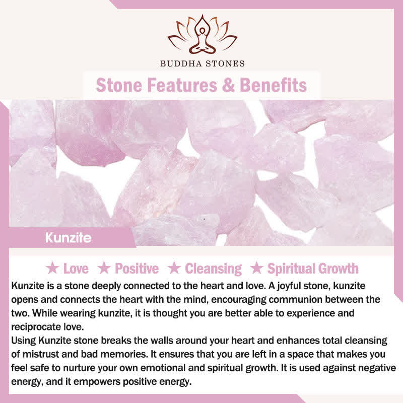 Wear FengShui Kunzite Hetian White Jade Gourd Love Spiritual Growth Bracelet