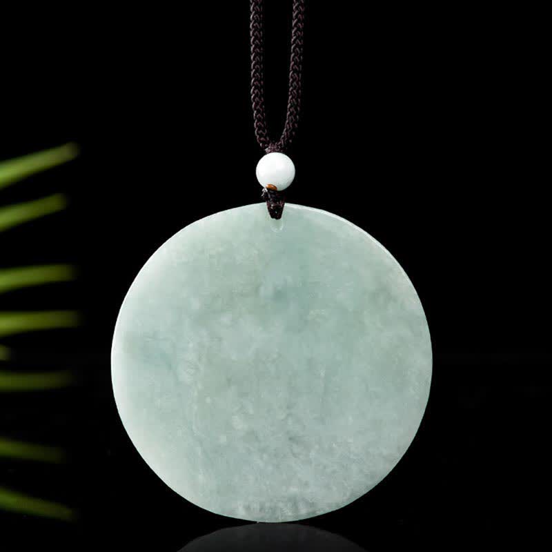 Wear FengShui Thousand-Hand Kwan Yin Avalokitesvara Jade Blessing String Necklace Pendant