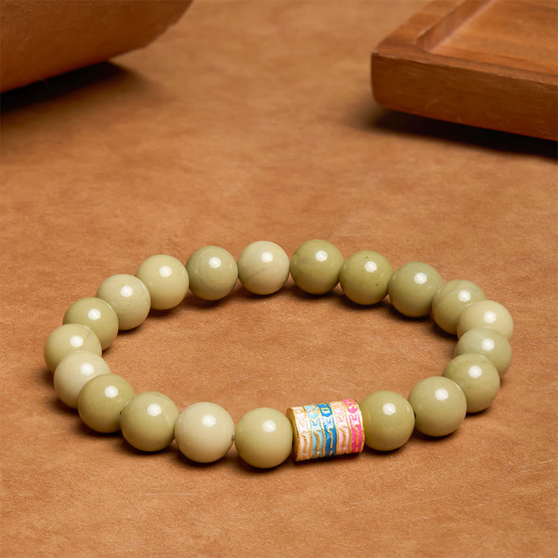 Wear FengShui Natural Alashan Agate Encourage Bracelet