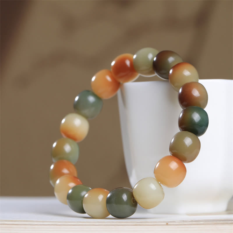 Wear FengShui Colorful Bodhi Seed Peace Wisdom Bracelet