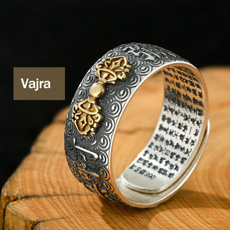 Wear FengShui Chinese Zodiac Natal Buddha Wealth Luck Adjustable Ring