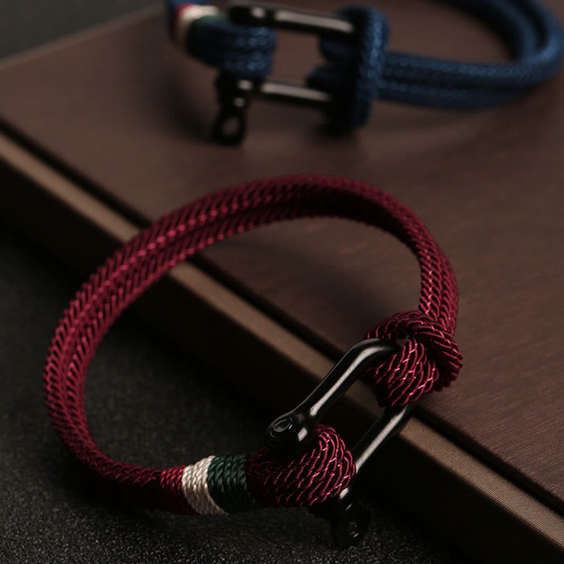 Wear FengShui Simple Design Luck Stainless Steel Buckle Bracelet