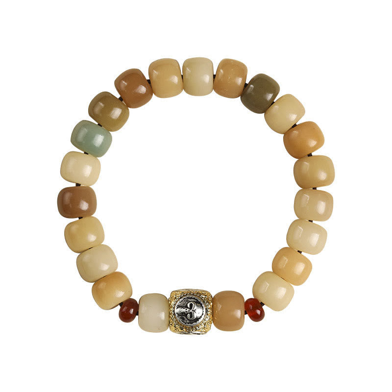 Wear FengShui Natural Bodhi Seed The Lord of the Corpse Forest Om Mani Padme Hum Wisdom Bracelet