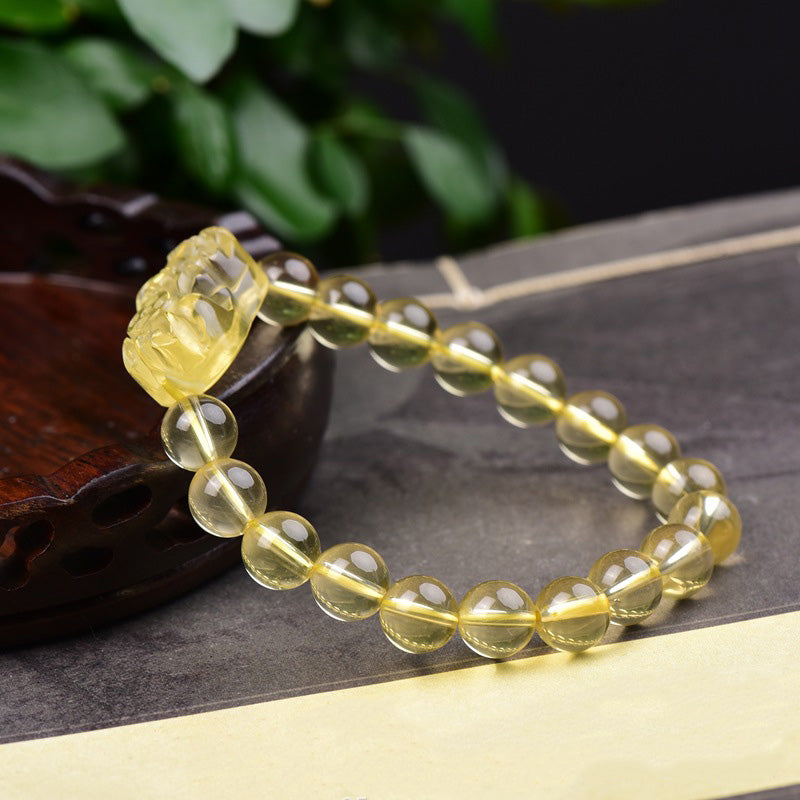 Wear FengShui FengShui Citrine PiXiu Wealth Bracelet