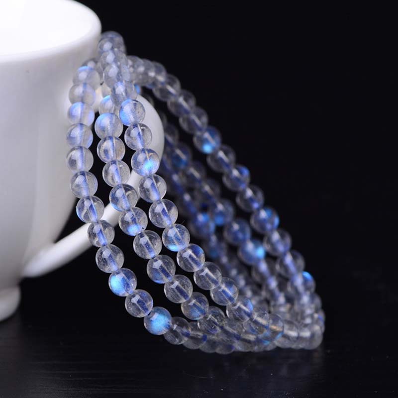 Wear FengShui Natural Moonstone Healing Beads Bracelet