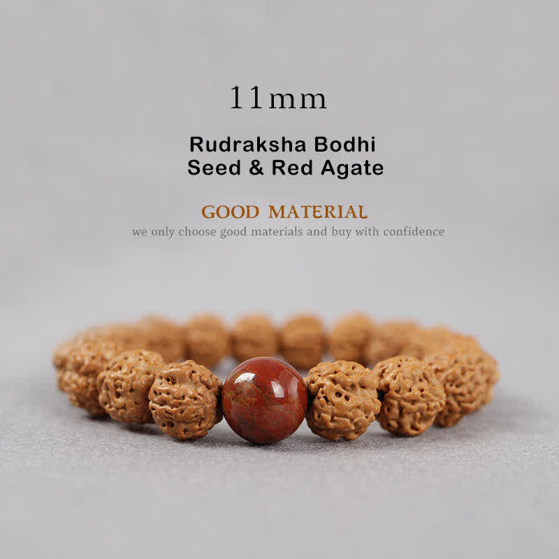 Wear FengShui Tibet Rudraksha Bodhi Seed Dzi Bead Amber Turquoise Wealth Bracelet