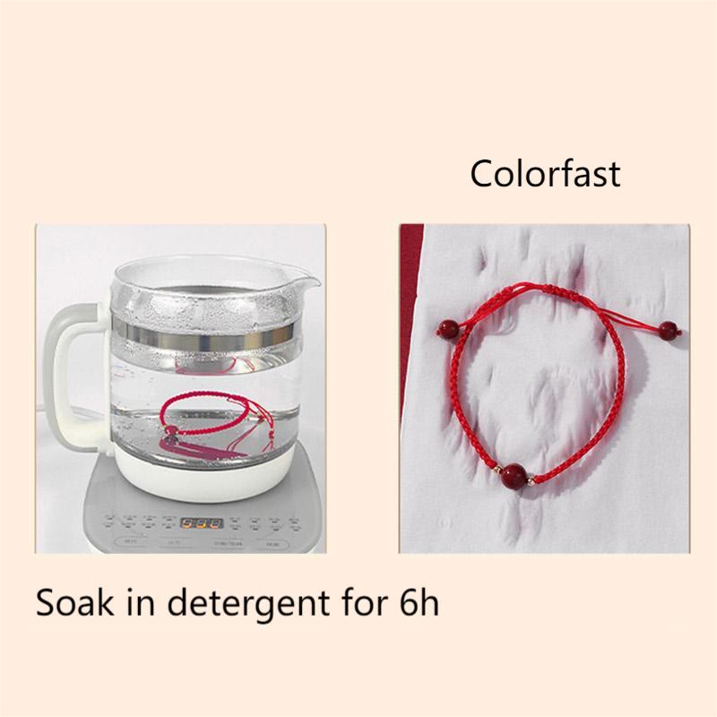 Wear FengShui Lucky Cinnabar Bead Blessing Red String Bracelet