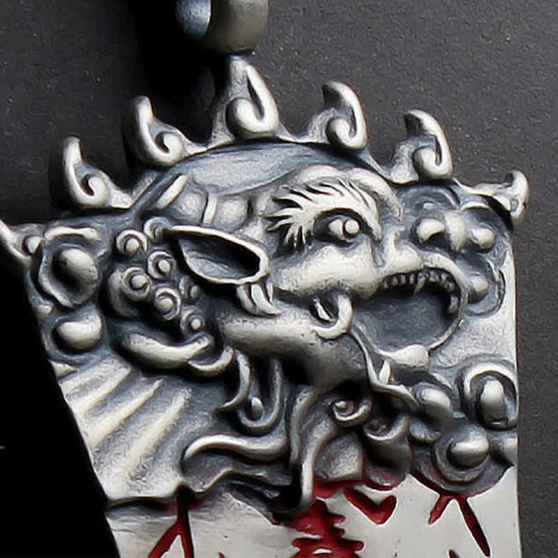 Wear FengShui FengShui Bagua PiXiu Cinnabar Balance Necklace Pendant