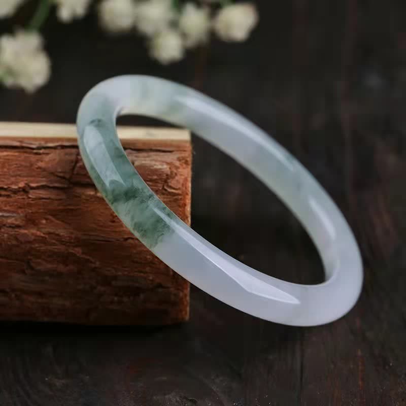 Wear FengShui Jade Abundance Luck Blessing Bracelet Bangle