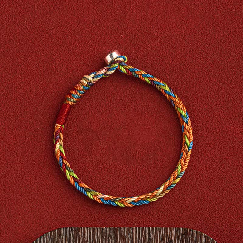 Wear FengShui "May you be healthy and happy" Lucky Multicolored Bracelet