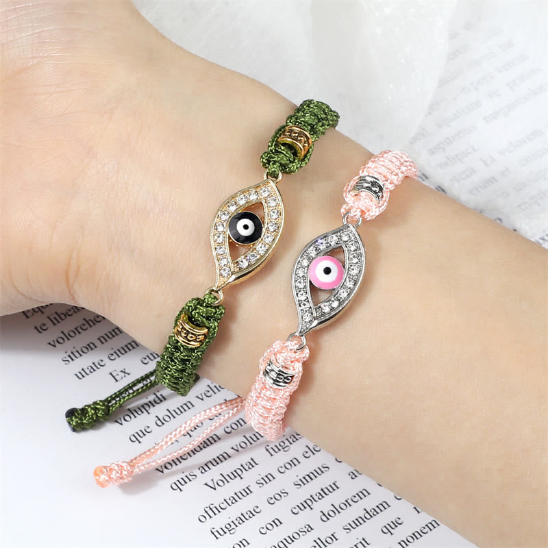 Wear FengShui Evil Eye Keep Away Evil Spirits String Bracelet