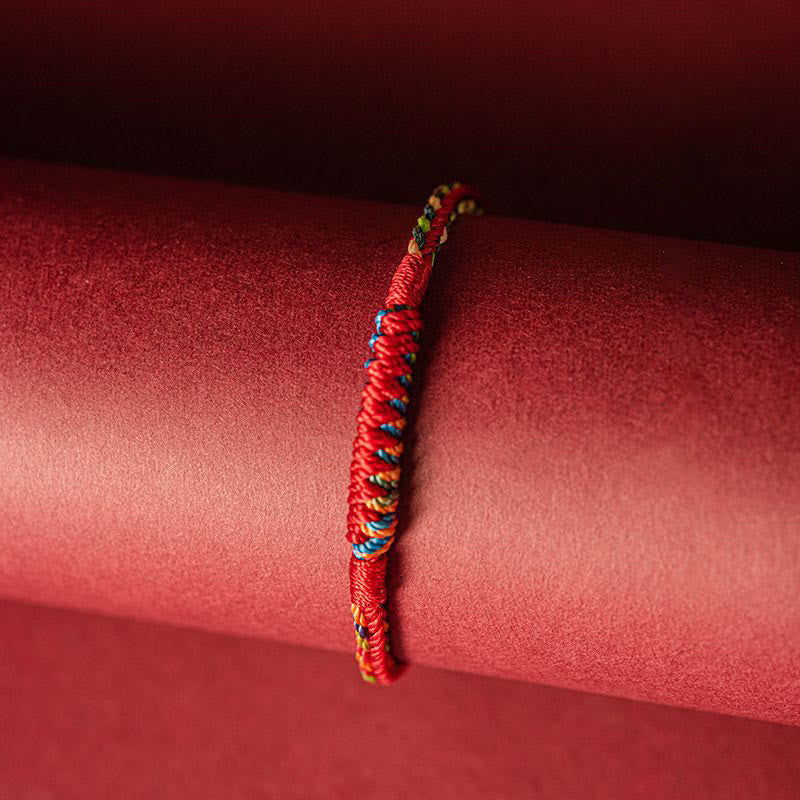 Wear FengShui Handmade Five Color Thread Protection Bracelet