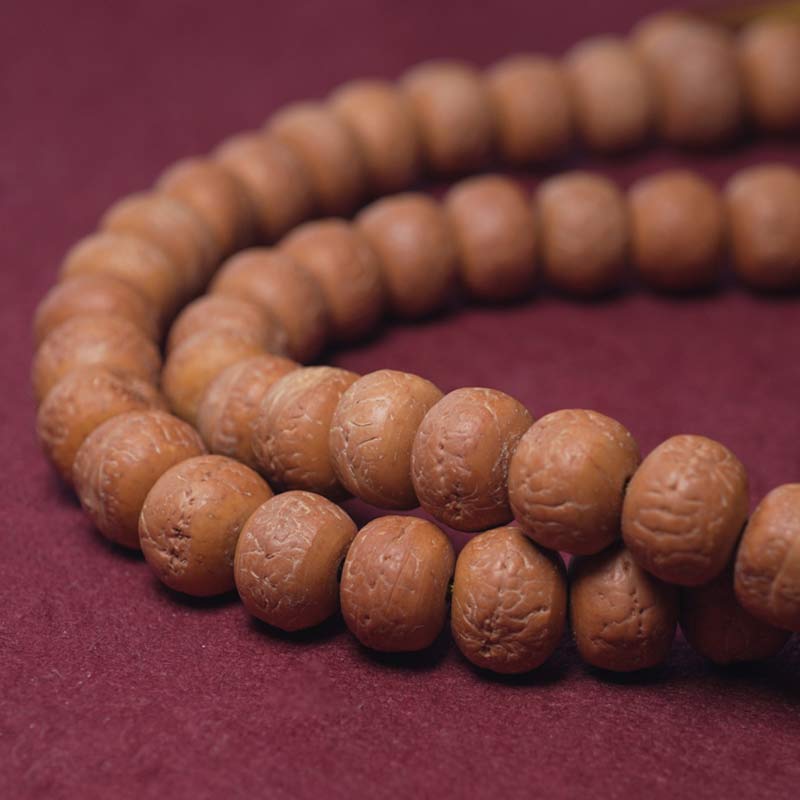 Wear FengShui 108 Mala Beads Bodhi Seed Dzi Bead Peace Tassel Bracelet
